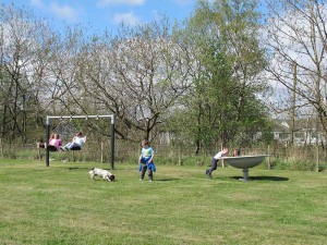 Kids playing